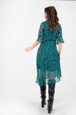 Christy V Yaka Kloş Elbise - Görsel 2